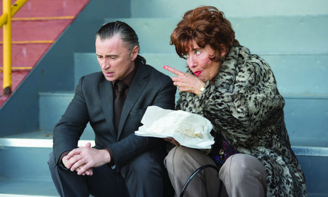 Robert Carlyle & Emma Thompson in THE LEGEND OF BARNEY THOMPSON, in cinemas 24th July. © Icon Film Distribution