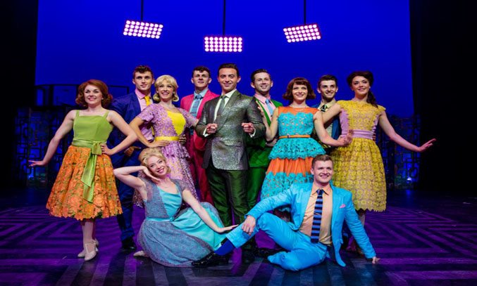 The cast of HAIRSPRAY UK Tour. Photo Credit: Darren Bell