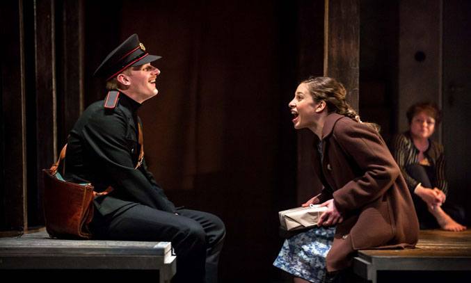 Matthew Brown & Leila Schaus in KINDERTRANSPORT.