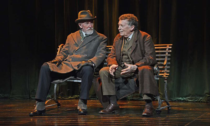 Robert Powell in SHERLOCK HOLMES: THE FINAL CURTAIN