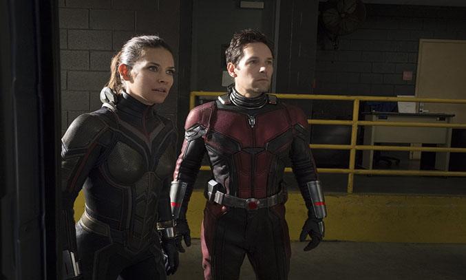 Paul Rudd and Evangeline Lilly in Ant-Man and the Wasp (2018)