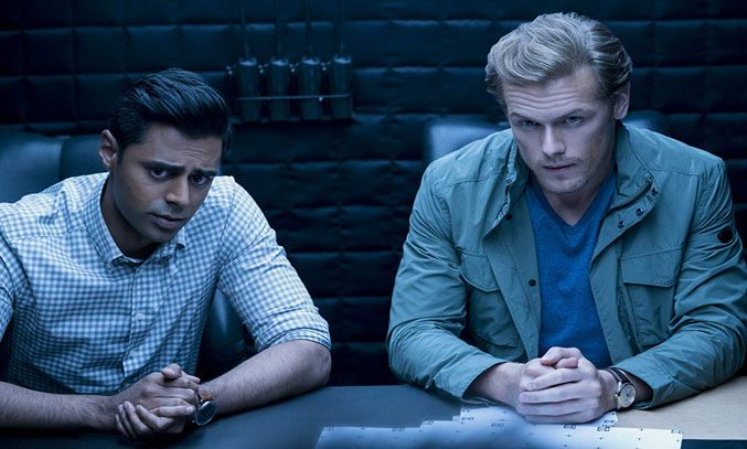 Sam Heughan and Hasan Minhaj in The Spy Who Dumped Me (2018) © Lionsgate Entertainment