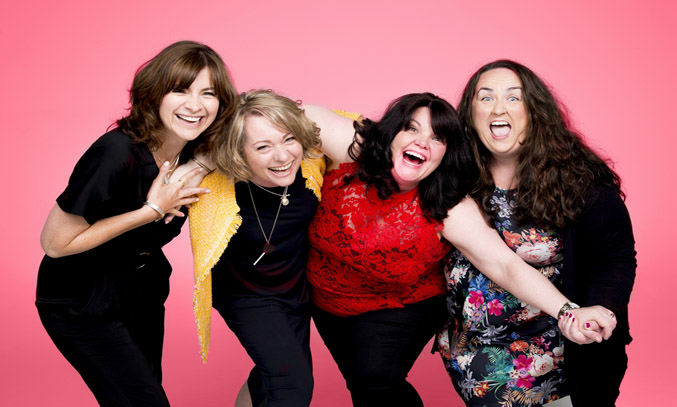 Jayne McKenna, Emily Joyce, Rachel Lumberg and Alison Fitzjohn in THE BAND