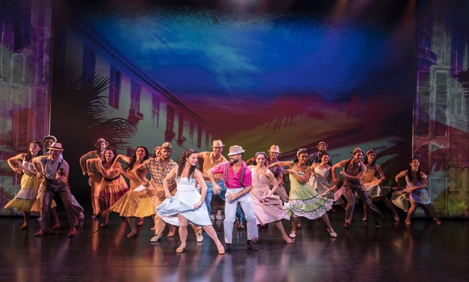 Philippa Stefani as Gloria Estefan and Company of ON YOUR FEET